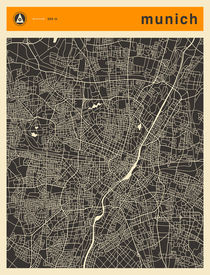 MUNICH MAP von jazzberryblue