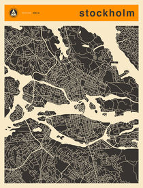 STOCKHOLM MAP by jazzberryblue