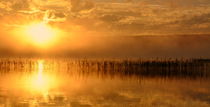 Sonnenaufgang am Nästelsjön in Schweden by gugigei