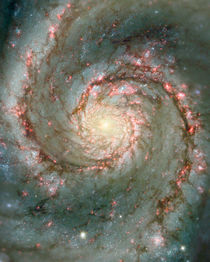 M51, also known as NGC 5194 by Stocktrek Images