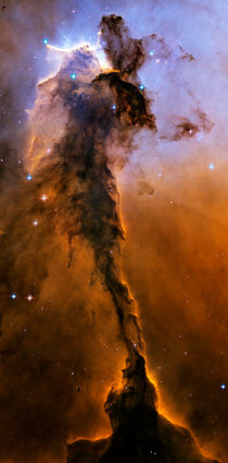 Stellar Spire in the Eagle Nebula. by Stocktrek Images