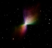 The Boomerang Nebula. by Stocktrek Images