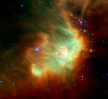 Baby stars forming near the cosmic cloud Perseus. von Stocktrek Images