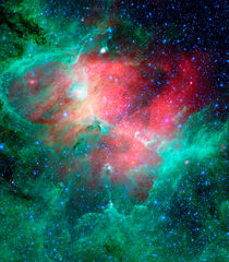 The Eagle nebula by Stocktrek Images