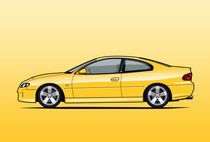 Holden Monaro (VZ) CV8 Yellow by monkeycrisisonmars