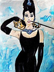 ~Drawing Audrey Hepburn~ von Sandra  Vollmann
