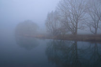 Nebel zur blauen Stunde von Bernhard Kaiser