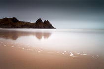 Three Cliffs Bay Gower by Leighton Collins