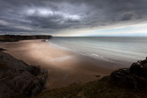 Stormy Three Cliffs Bay von Leighton Collins