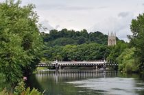 The River and Bridges at Burton on Trent by Rod Johnson