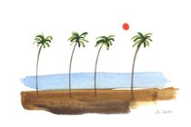 Vier Palmen von Doris Lasar