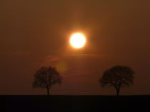 Sonnenuntergang bei Thomasburg von Simone Marsig