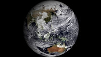 Cloud simulation of the full Earth.  von Stocktrek Images