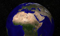 Global view of Earth. von Stocktrek Images