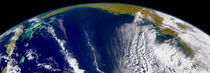Bermuda's-eye-view of the United States east coast by Stocktrek Images