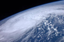 Hurricane Irene as it passes over the Caribbean. by Stocktrek Images