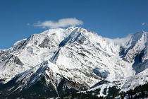 Mt. Blanc with clouds by David Hare