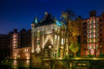 speicherstadt@night V von Manfred Hartmann