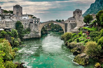 Stari Most “Old Bridge” Mostar by Colin Metcalf