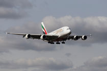 Emirates A380 Airbus by David Pyatt