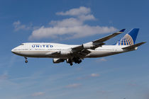 United Airlines Boeing 747 von David Pyatt