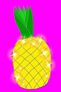 Funkelnde Ananas von lela