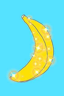 Funkelnde Banane von lela