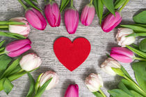 Heart of Tulips von Gerhard Petermeir