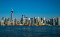 Manhattan view from Hudson von Gaukhar Yerk