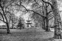 The Pagoda Battersea Park London by David Pyatt