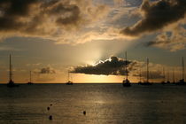 St Lucia Sunset von Milton Cogheil
