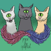 praise the cyclopscat II von herz +  hirn