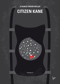 No605 My Citizen Kane minimal movie poster by chungkong