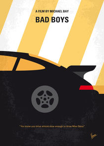 No627 My Bad Boys minimal movie poster by chungkong