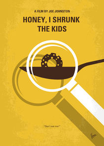 No641 My Honey I Shrunk the Kids minimal movie poster von chungkong