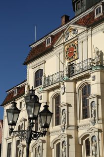 Detailansicht vom Lüneburger Rathaus von Anja  Bagunk