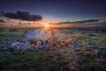 Sunset at Arthur's stone by Leighton Collins