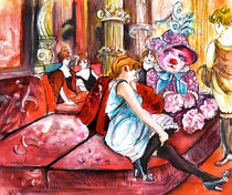  Bearnadette In The Salon Rue Des Moulins In Paris von Miki de Goodaboom