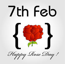 Happy Rose day  von Shawlin I