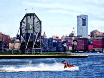 Jet Skiing by Colgate Clock by Susan Savad