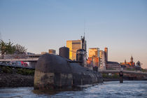 Submarine U-434 Hamburg Harbor (1 of 2) by Steffen Klemz