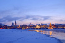 Weihnachten an der Binnenalster by Borg Enders