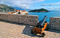 Alte Kanone auf der Burg von Dejan Knezevic