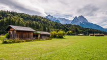 Waxensteinblick in Garmisch 53 by Erhard Hess