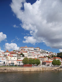 Coimbra : Altstadt mit Universität und Fluss Mondego von Torsten Krüger