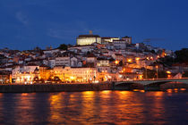 Coimbra : Altstadt mit Universität und Fluss Mondego by Torsten Krüger