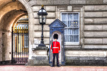 Buckingham Palace Queens Guard Art by David Pyatt