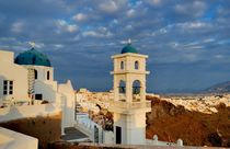 Evening Santorini by Yuri Hope