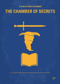 No101-2 My HP - CHAMBER OF SECRETS minimal movie poster von chungkong