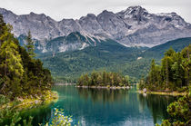 Sasseninsel vor Eibsee-Bucht-neu by Erhard Hess